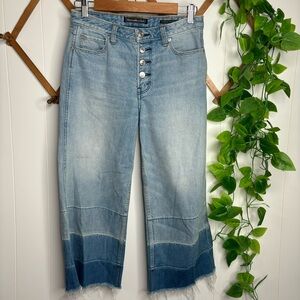 Abercrombie & Fitch - Cropped Stovepipe Wide Leg Jeans - size 25